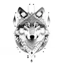 Wolf dacians tattoo design idea