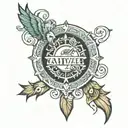 YahWeh tattoo design idea