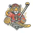 NHL Florida Panthers logo with Stanley cup tattoo design idea