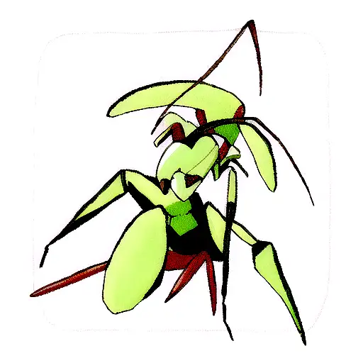 Mantis tattoo design idea