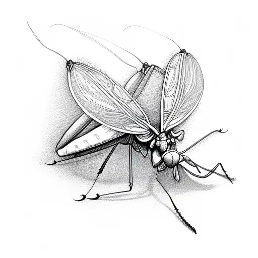 mantis tattoo design idea