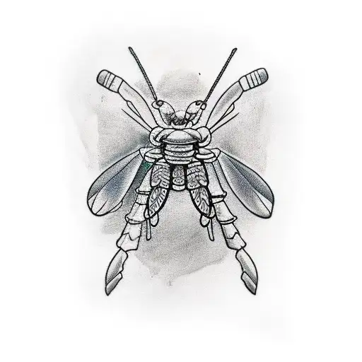 Mantis tattoo design idea