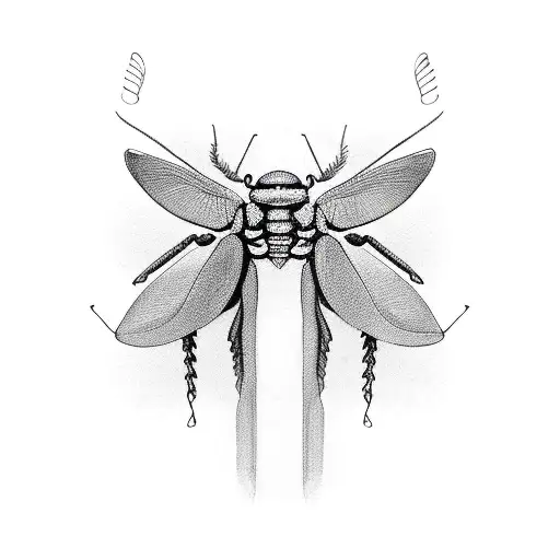 Mantis tattoo design idea