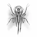 Mantis tattoo design idea