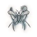 Mantis tattoo design idea