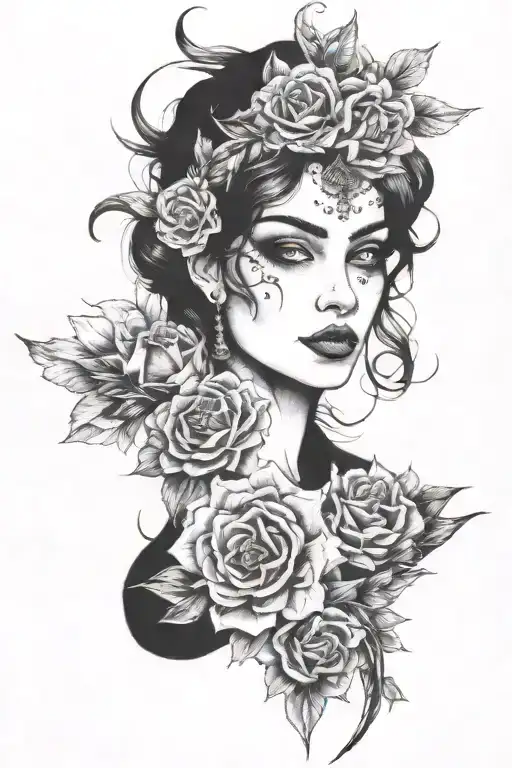 la frase loyally out values ​​everything   tattoo design idea