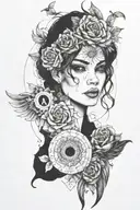 la frase loyally out values ​​everything   tattoo design idea