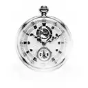 A sleeve design incorporating antique pocket watches and cogs tattoo design idea