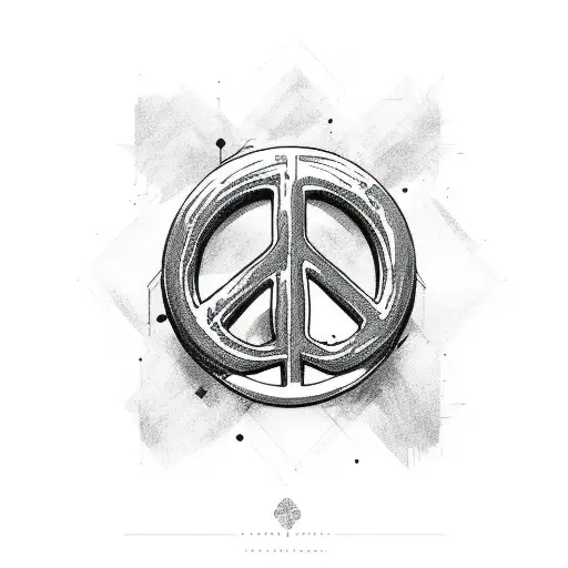 peace tattoo design idea