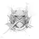 peace tattoo design idea