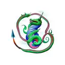 jörmungandr tattoo design idea