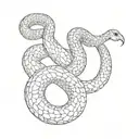 Hognose snake tattoo design idea