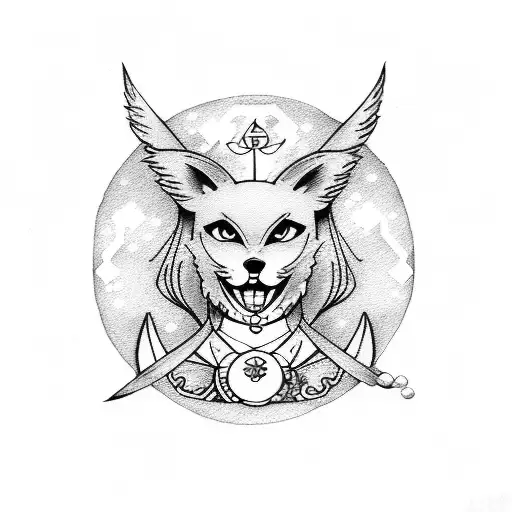 sailor moon tattoo design idea