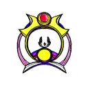 sailor moon tattoo design idea