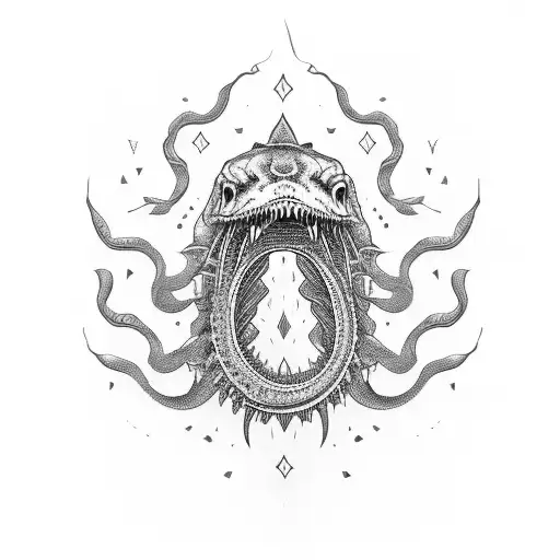 leviathan tattoo design idea