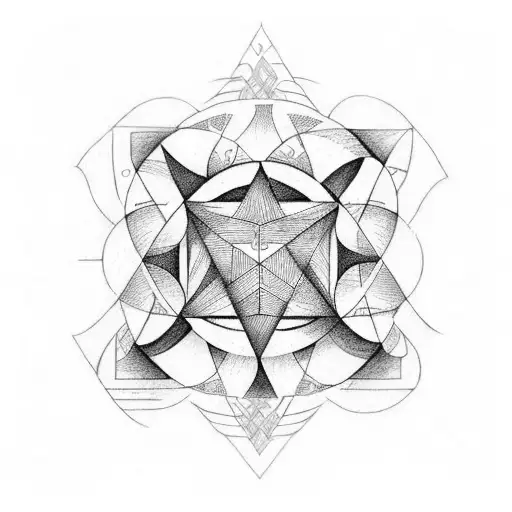 mathematical symbols tattoo design idea