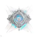 labyrinth tattoo design idea