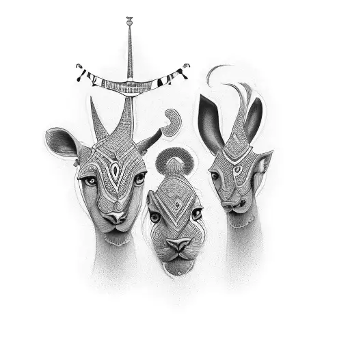 african family tattoo design idea