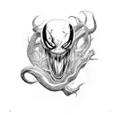 Venom tattoo design idea