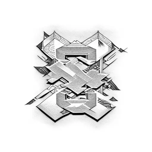 Japanese letters than mean strength and passion  tattoo design idea