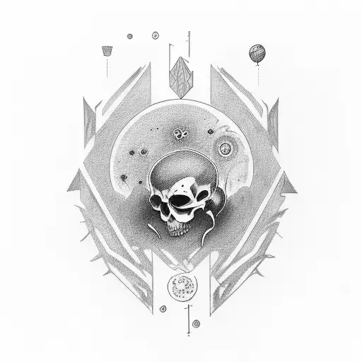 Incorporate overthinking with mind into a tattoo design inspired by ancient poetry tattoo design idea