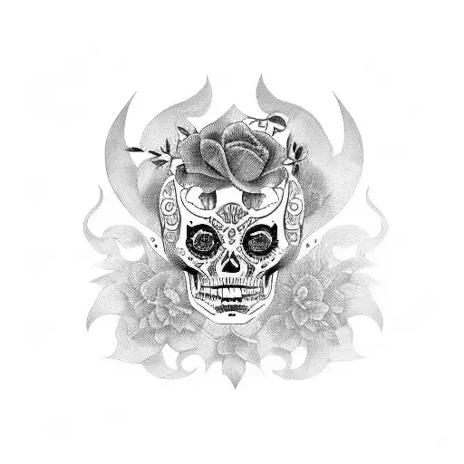 Catrina tattoo design idea