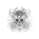 Catrina tattoo design idea