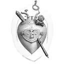use the Bible verse Proverbs 4:23 Above all else guard your heart, for it determines the course of your life.  tattoo design idea