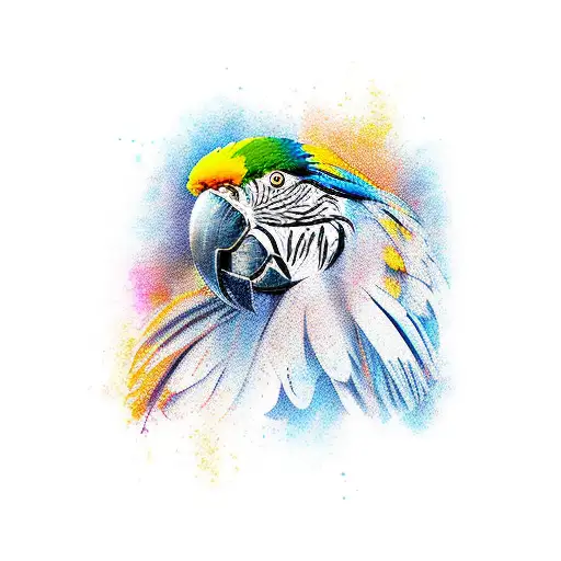 MACAW tattoo design idea