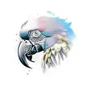 MACAW tattoo design idea