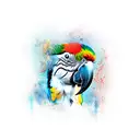 MACAW tattoo design idea