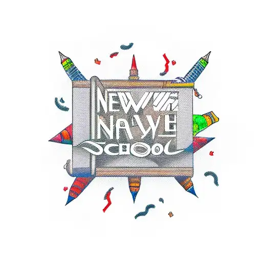 market trade tattoo design idea