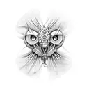 Bio mechanical  tattoo design idea