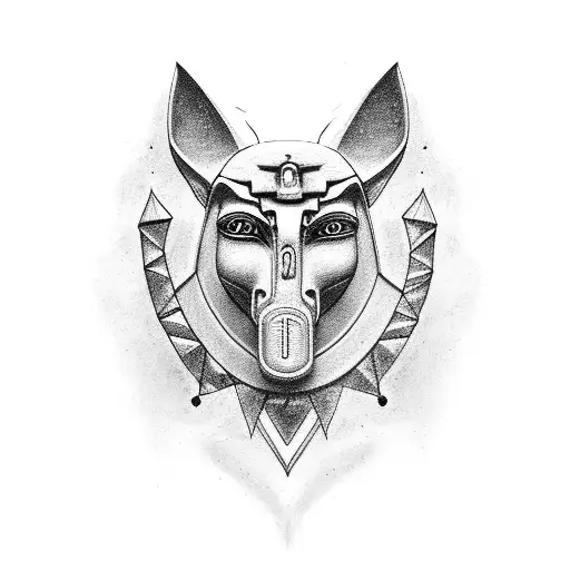 Egipt, Anubis, Ra, Cleópatra, deserto, pirâmide  tattoo design idea