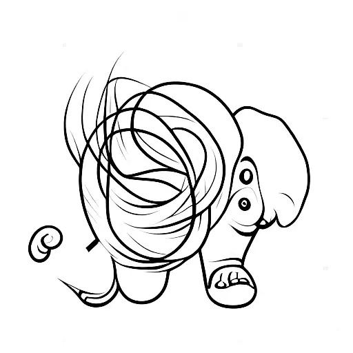 stoicism, balance, elephant tattoo design idea