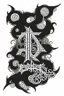 Roshan name written tattoo design idea