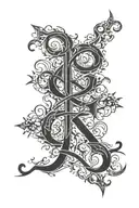 Roshan name written tattoo design idea
