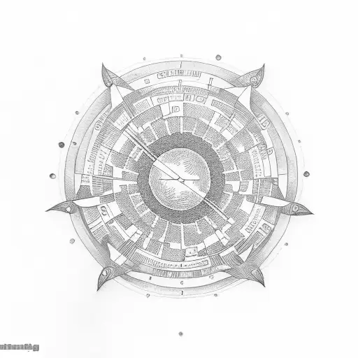 circle of fifths tattoo design idea