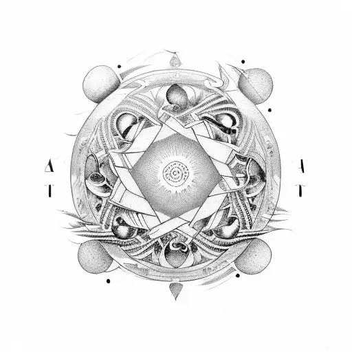 circle of fifths tattoo design idea