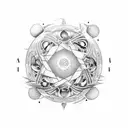 circle of fifths tattoo design idea