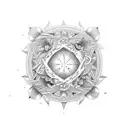 circle of fifths tattoo design idea