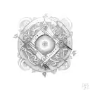 circle of fifths tattoo design idea