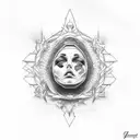 religious  tattoo design idea