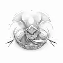 balance tattoo design idea