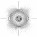 fibonacci sequence, star, line  tattoo design idea