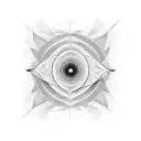 sound waves tattoo design idea