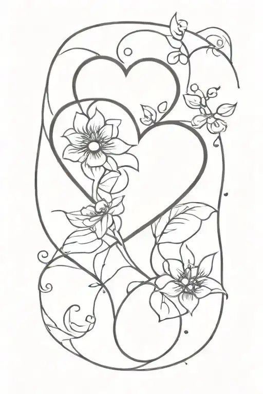 impossible love tattoo design idea