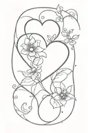 impossible love tattoo design idea
