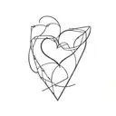 impossible love tattoo design idea