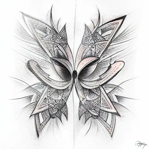 Magic, illusion tattoo design idea